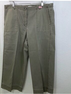 J. Jill Olive Cropped Pants